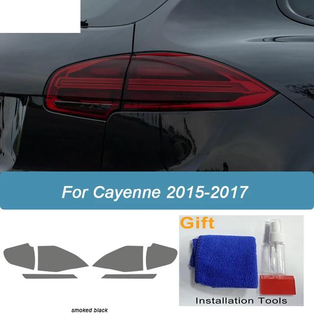 For Porsche Cayenne 958 2011-Present GTS Turbo Car Headlight Protective Film Taillight Tint Wrap Vinyl TPU Sticker Accessories