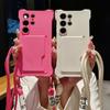 S side card double rope mobile phone case Samsung SULTRA soft case A card SFE lanyard S