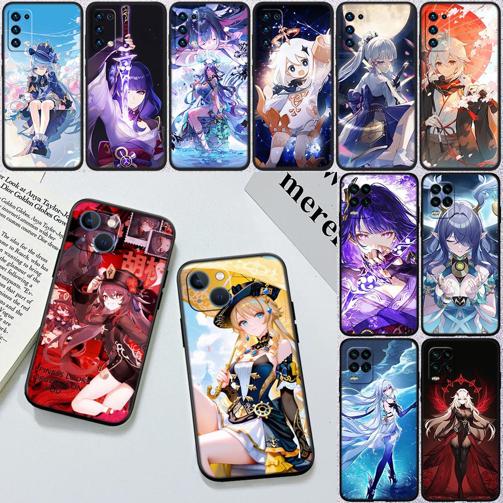 RA14 Genshin Impact Phone Case for OPPO A40 A60 A80 A15 A16 A16K A12 A17 A17K A54 A54S A53 A53S A55 A56 A57 A98 F23