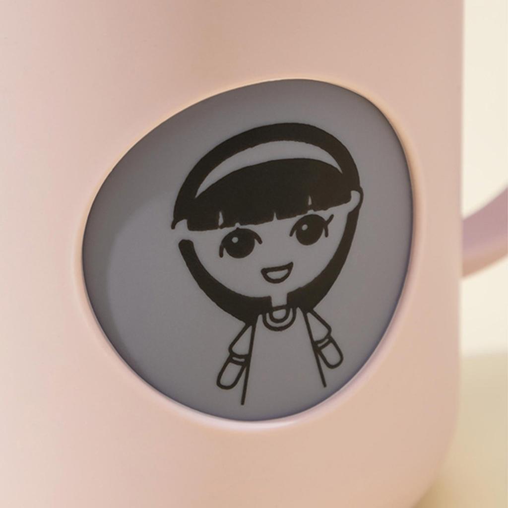 Kelímek na zubní kartáček Dvoubarevný Kreslený Kreativní PP s Uchem Kelímek na ústní vodu do Koupelny