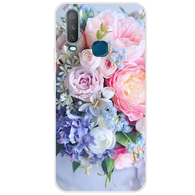 

Чехол для vivo Y11 2019, чехол vivo 1906, мягкий чехол из ТПУ для vivo Y17 Y12, силиконовый чехол для телефона vivo Y15, модный защитный чехол vivo 1906