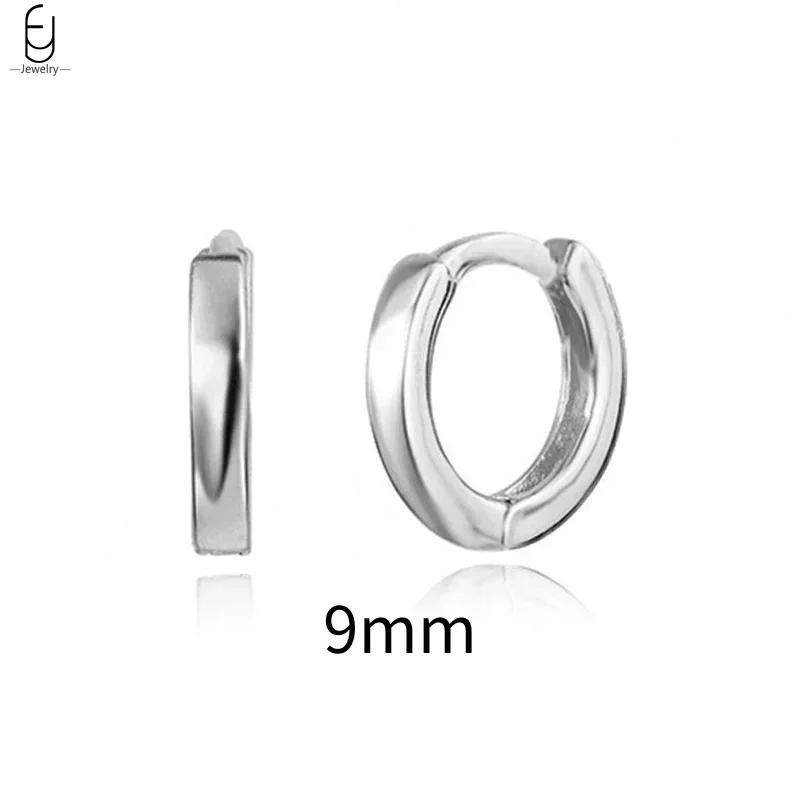 925 Silver Needle Vintage Snake Earrings Women Gold Round Ear Clips Punk Style Fashion Hoop Earrings Women Jewelry