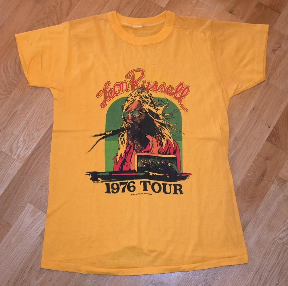LEON RUSSELL Tour 1976 Short Sleeve T Shirt Unisex T-Shirt M