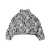 Nike Sportswear Women's Sherpa Stay Warm Animal Print Stand Collar Jacket Dark Smoke Grey CU6592-070