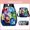 Inside Out Brain Characters Kids School Backpack Set For Elementary Students