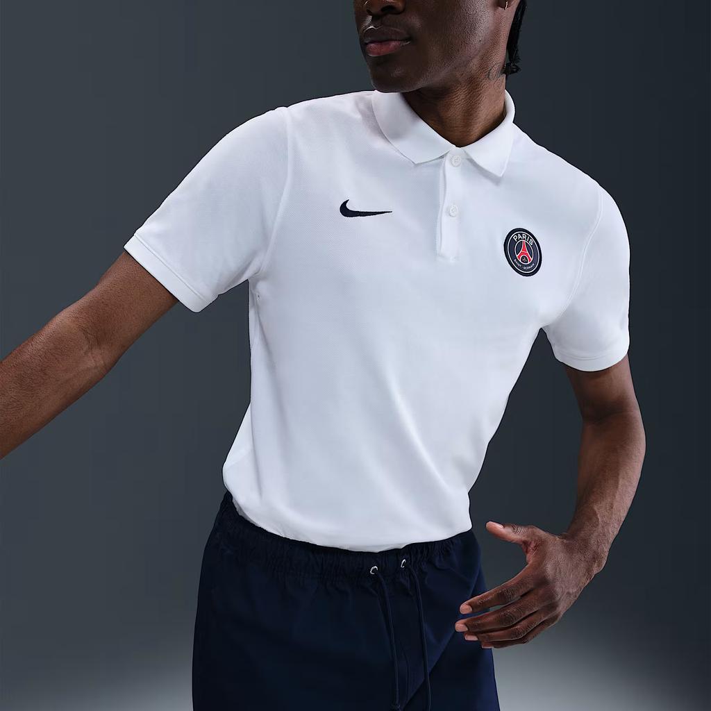 Nike Logo Short Sleeve Polo Shirt Men tops White HV8994-103