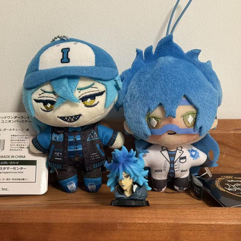 New 10cm Riddle Room Nunu Azul Malleus IDIA Soft Stuffed Dolls Pendant Twisted Wonderland Plush Toy Peluche