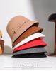 2025 Women's Autumn/Winter Hepburn Style Wool Felt Fedora Bucket Hat