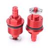 CNC Motorbike Front Shock Absorber Screw Cover Cap Preload Adjusters Fork Bolts For Honda CBF125 31MM Aluminum