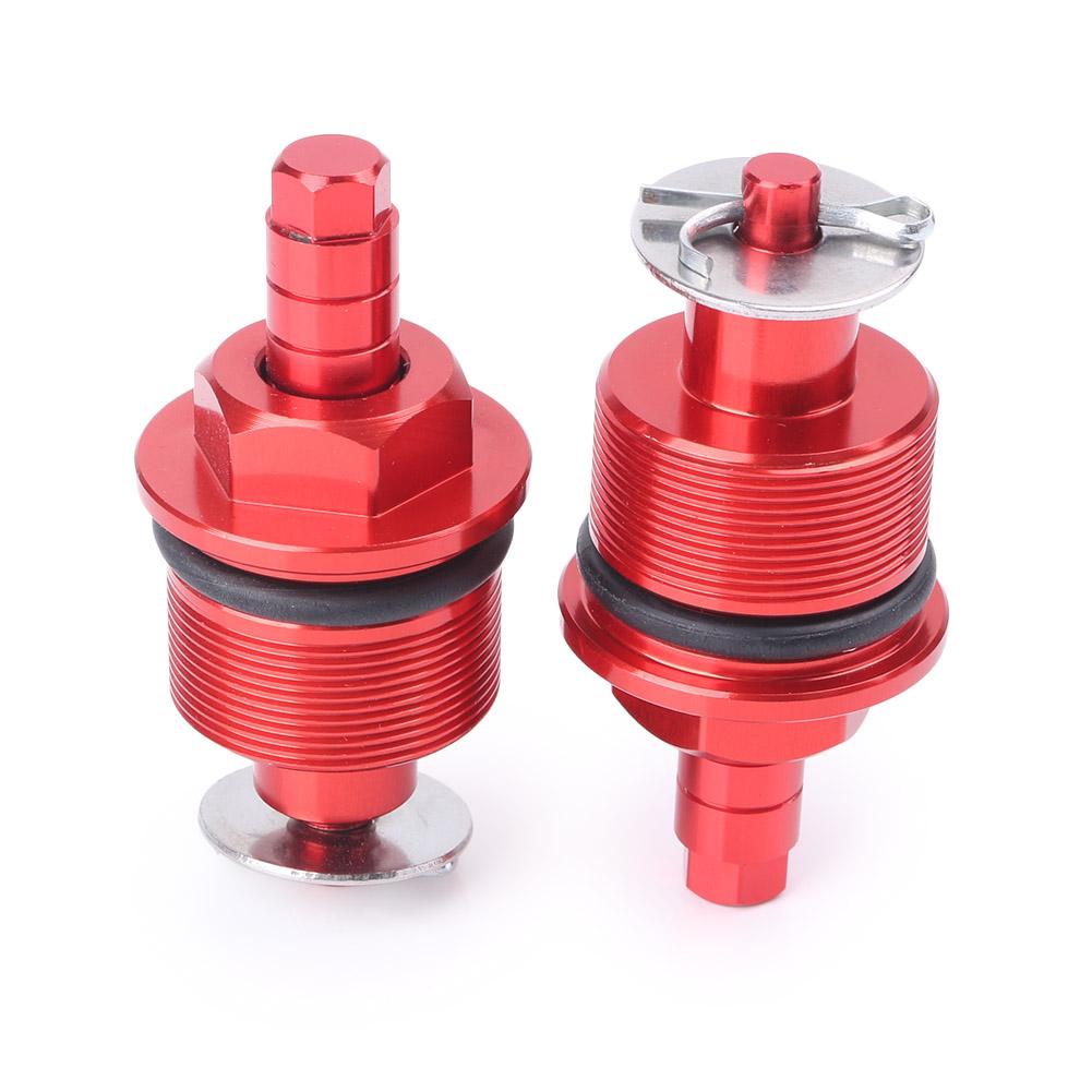 CNC Motorbike Front Shock Absorber Screw Cover Cap Preload Adjusters Fork Bolts For Honda CBF125 31MM Aluminum
