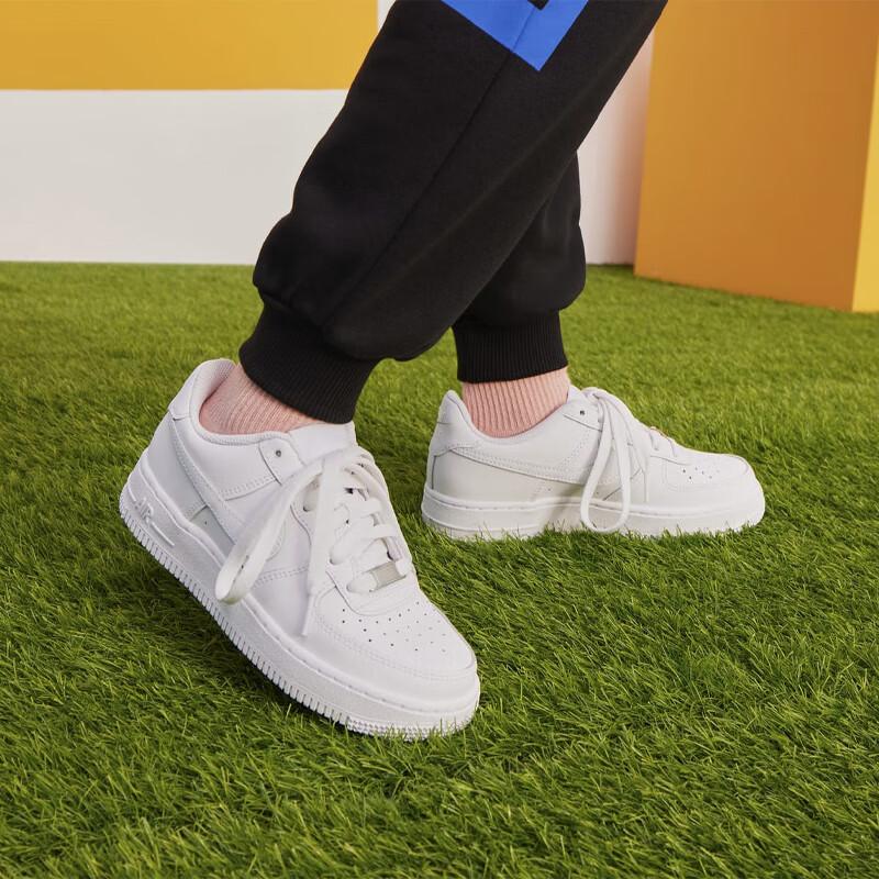 NIKE AIR FORCE 1(GS) Kids' Shoes, Women's Sneakers, White Shoes, DH2920-111