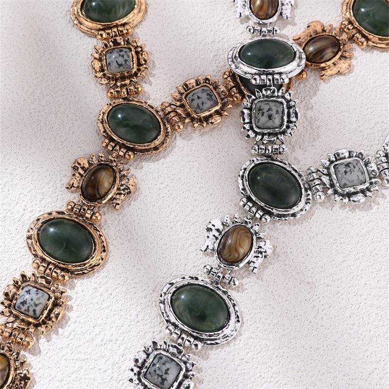 Colier Lanț Lung pentru Pulover Bijuterii de Damă Toamnă și Iarnă Atmosferă Exagerată de Industrie Grea