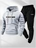 European size new casual fashion men's and women's sweaters, printed hoodies and drawstring sports suits Europe and the United States