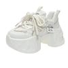 Fashion New Fashion Chunky Sneakers Women Spring Autumn Lace Up Platform Sports Shoes Woman 8CM Thick Bottom High Heels Female Sneakers