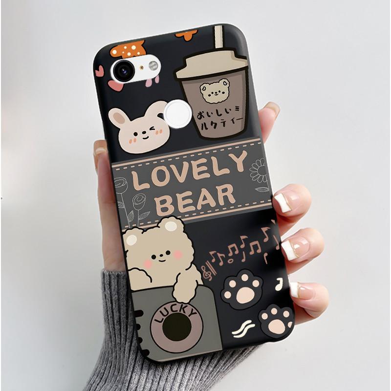 Husă Drăguță Pentru Google Pixel 3/Pixel 3XL Carcasă Imprimată Funda Pentru Google Pixel 3A XL Coque Husă Protectoare Carcasă Moale din Silicon