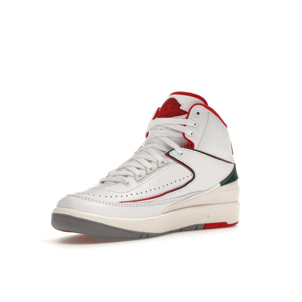 Air Jordan 2 Retro GS White Red Green DQ8562-101