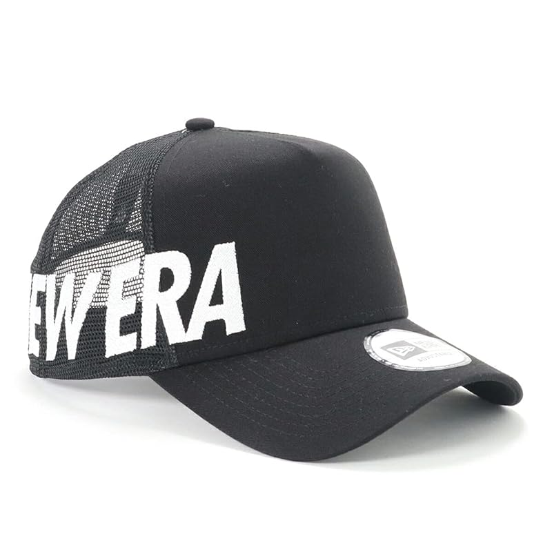 

[New Era] newera mesh cap 9FORTY A-Frame Trucker 14666215 NER32C6449 black/white black black FREE Essential ONSPOTZ special order men s ladies hat kyu
