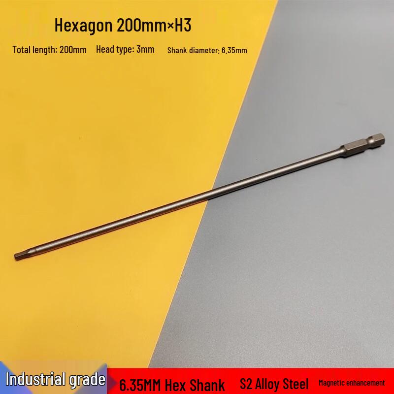 

Extended Magnetic Hex Bit for Power Screwdrivers