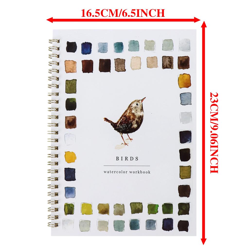 Kids Watercolor Painting Set Cartoon Art Book Emily Lex Studio Creative Gift for Children New Collection