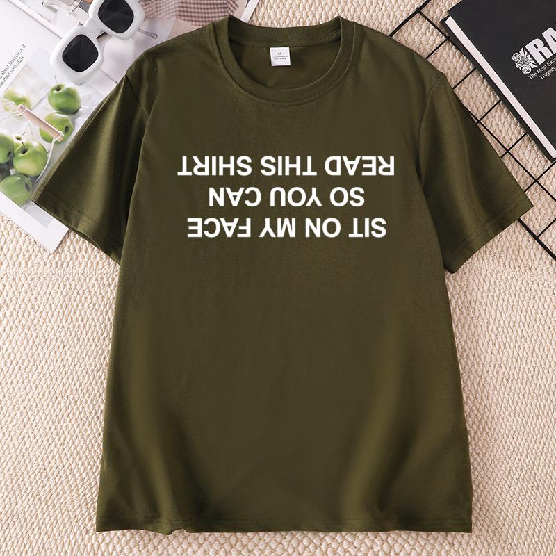 Funny Cotton ShortSleeve Casual TShirt Adult Top Print Cotton Short Sleeve Tshirt Casual Round Neck Soft Breathable T Shirt