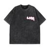 Hirsionsan Y2k Quality Oversized Washed T Shirt Women Men Vintage Print T-shirts Streetwear Wash Tee Girl Luxury