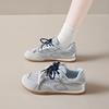 Fashion CRLAYDK Cloud Sneakers for Women Lace Up Trendy Gum Sole Shoes Mesh Walking Casual Tennis Ladies Anti Slip Comfortable Trainers