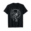 Vampire Cat Zombie Horror Goth Alt Evil Occult Deathcore Art T Shirt Vintage Casual Versatile Comfortable Streetwear