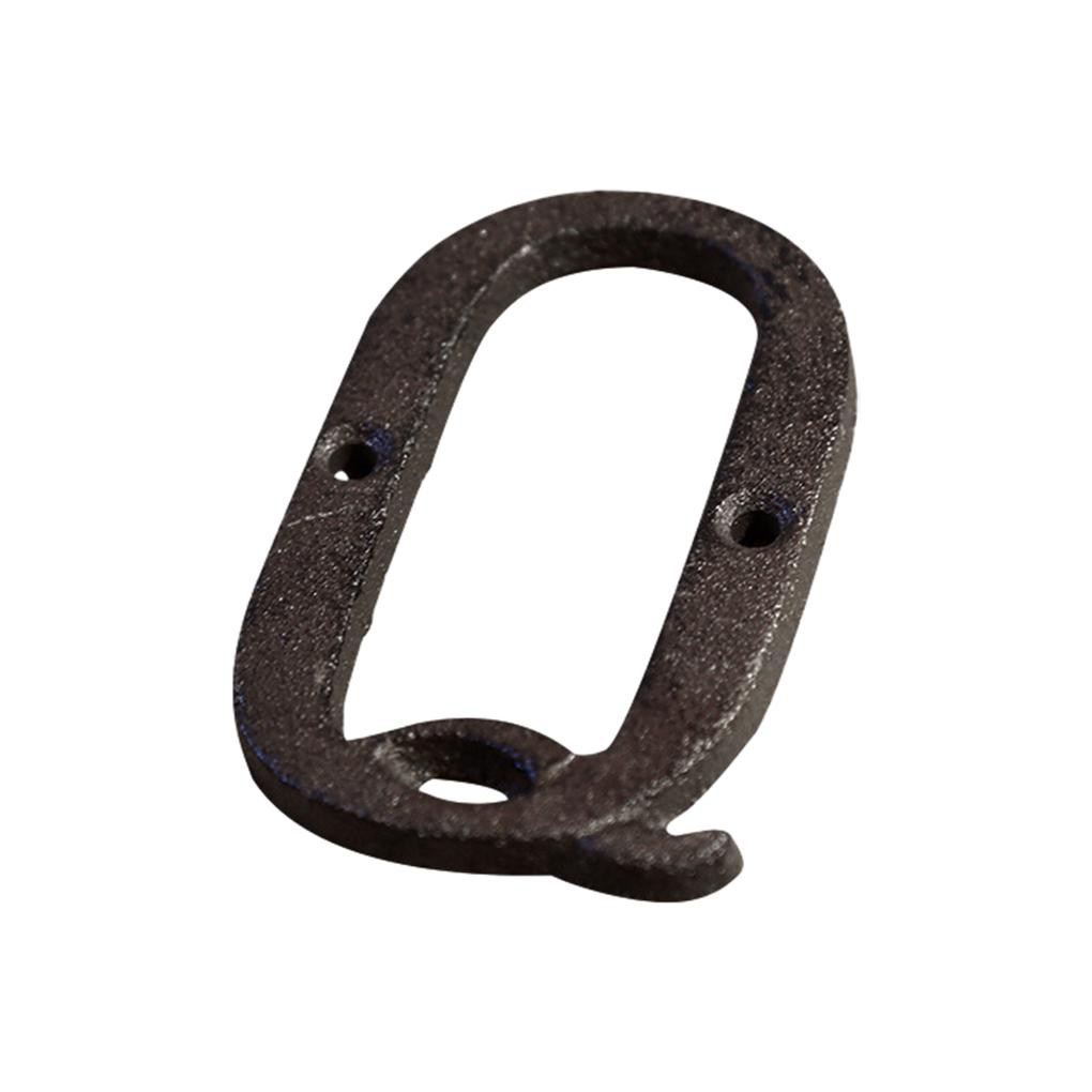 Metal House Number Plaque Durable And Rustproof Door Decoration Metal Letters House Numbers