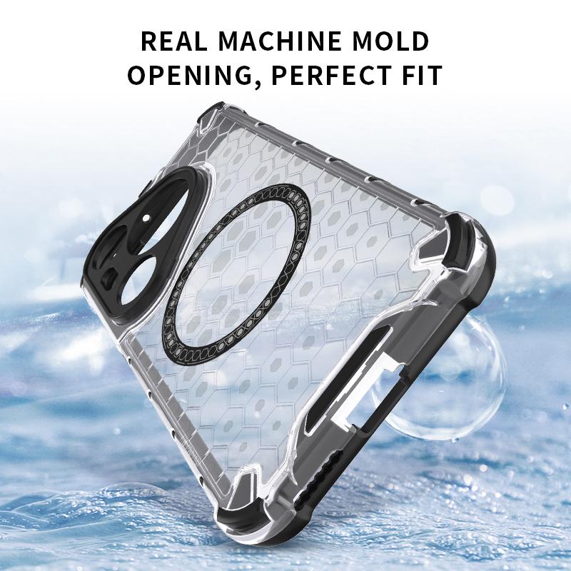 Luxury Transparent Magsafe Magnetic Wireless Charging Case for Xiaomi Mi 13T Poco F5 F6 X6 Note 13 K60 K60E K70 K70E Pro Shockproof Protection Cover