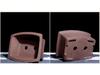 Extra-Large Breathable Purple Clay Square Bonsai Pot for Succulents and Green Plants