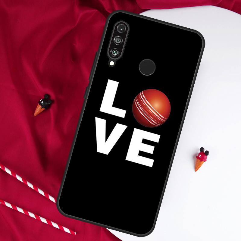 Love Cricket Heart Cricket Player For Huawei Nova Y61 Y91 Y90 Y70 Y60 Y72 12s 12i 11i 7i 8i 9 10 SE P60 Pro P30 P40 Lite Case