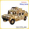 Handmade 3D Wooden Military Tank Model Puzzle for Children