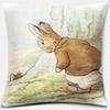 Cute Cartoon Rabbit Printing Series Pattern Pillowcase Square Pillowcase Home Office Decoration Pillowcase