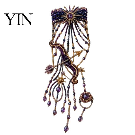 Handmade Jewelry Kit DIY Beaded Hand Bracelet Kit, Animal Bead Weaving Set, Chain Crafts for Adults Gifts Craft Lovers Handcrafted Set