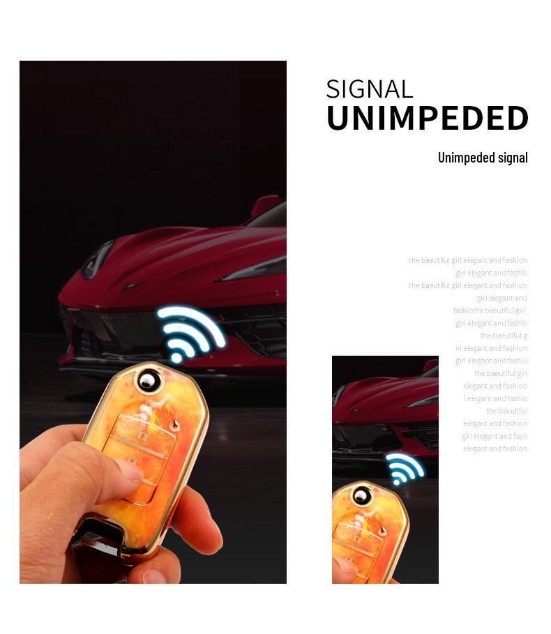Honda Key Case for Accord, CR-V, XRV, Vezel, Breeze, Crosstour, Lingpai, Jade
