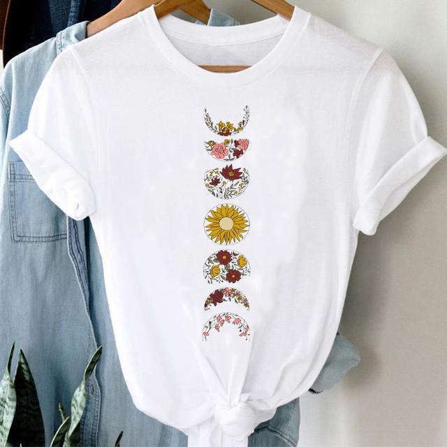 Cotton Tee Gold Star T-shirt Summer Color Fashion Gold Five-pointed Star Cool New Style Foreign Style Short Jacket Female Ins Oversized