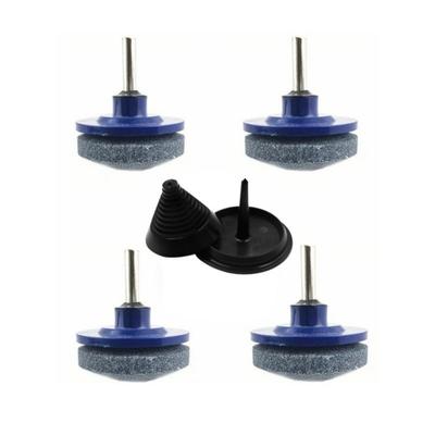 Rotary Blade Sharpening Set With Balancer For Electric Drills Durable Lawn Mower Blade Maintenance Balancing Tool