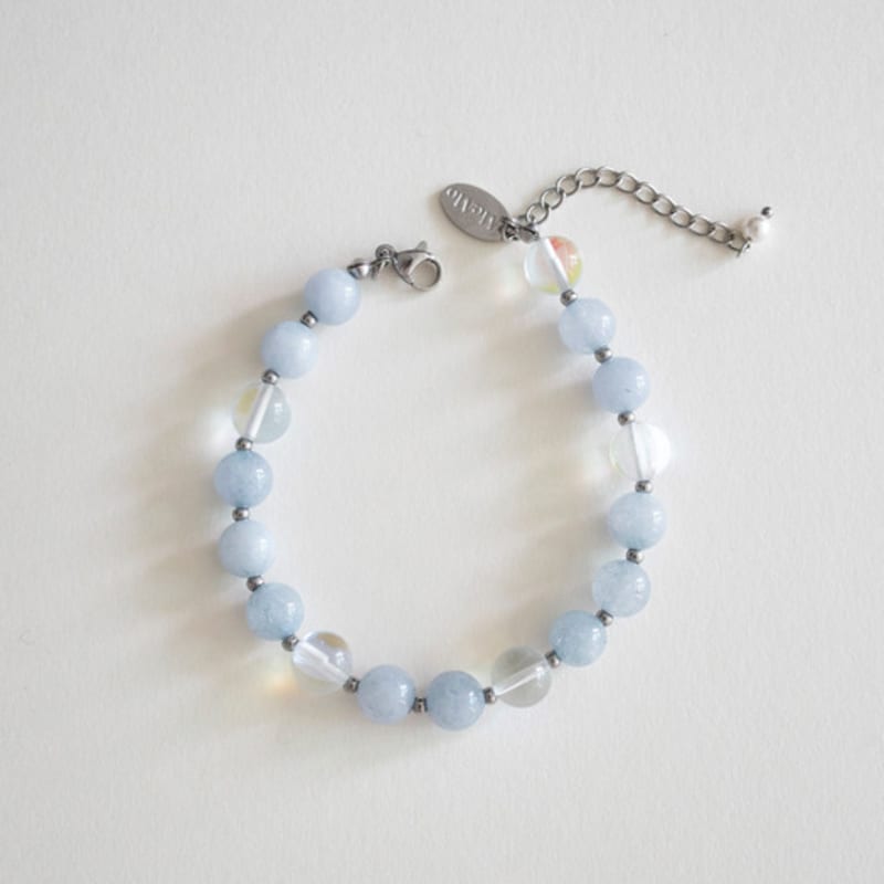 MERRYMOTIVE Aqua marine gem bracelet