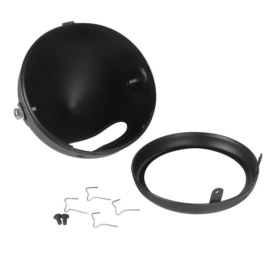 Universal 5.75inch Motorcycle Light Cover Rustproof Aluminum Designs Motorcycles Headlight Shell Suitable for Bike
