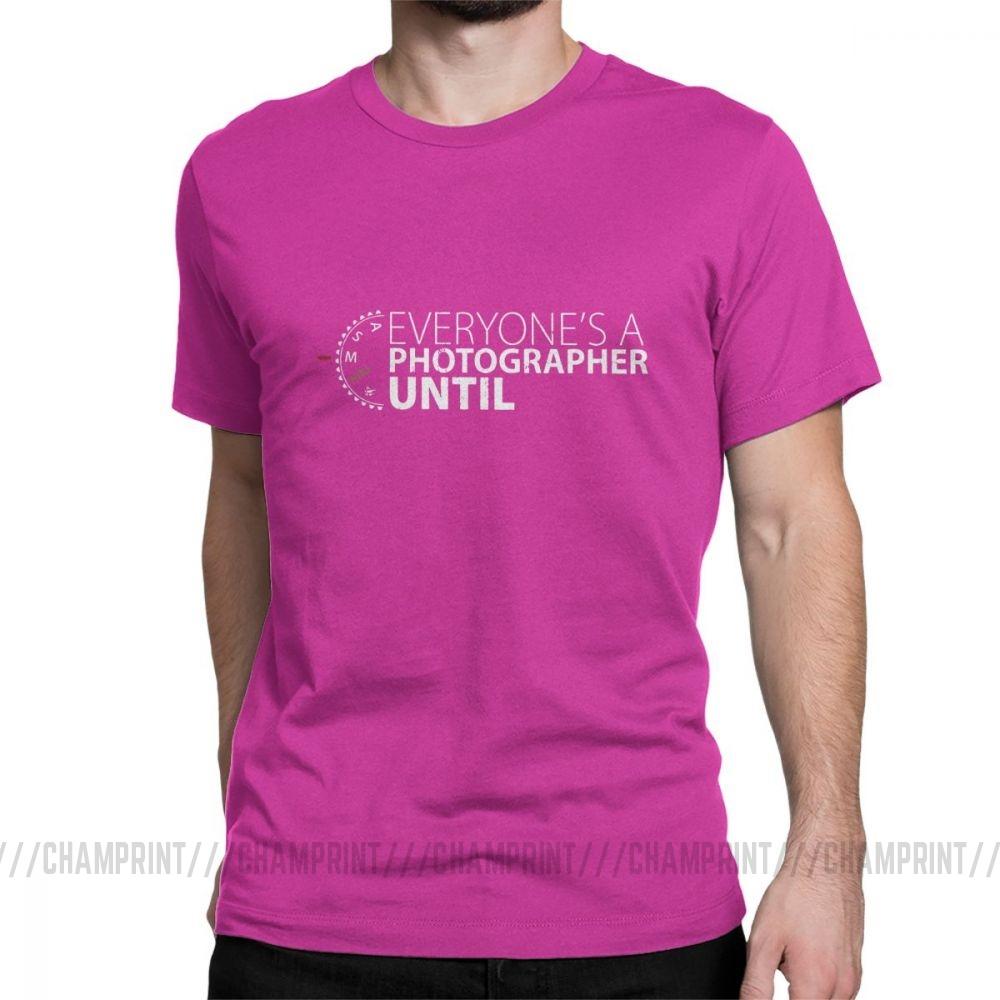 Everyone S A Photographer Until Men S T Shirt Manual Mode Funny Tee Shirt Short Sleeve