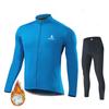 New Winter Thermal Fleece Cycling Jersey Set Sports Team Bike Suit Mountian Bicycle Clothing Ropa Ciclismo Invierno Hombre