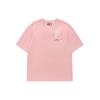 FILA Fusion Ins Style Colorful Letter Logo Sports Casual Round Neck Short Sleeve Drop Shoulder T-Shirt Unisex Tops Pink T11U216103F-PK