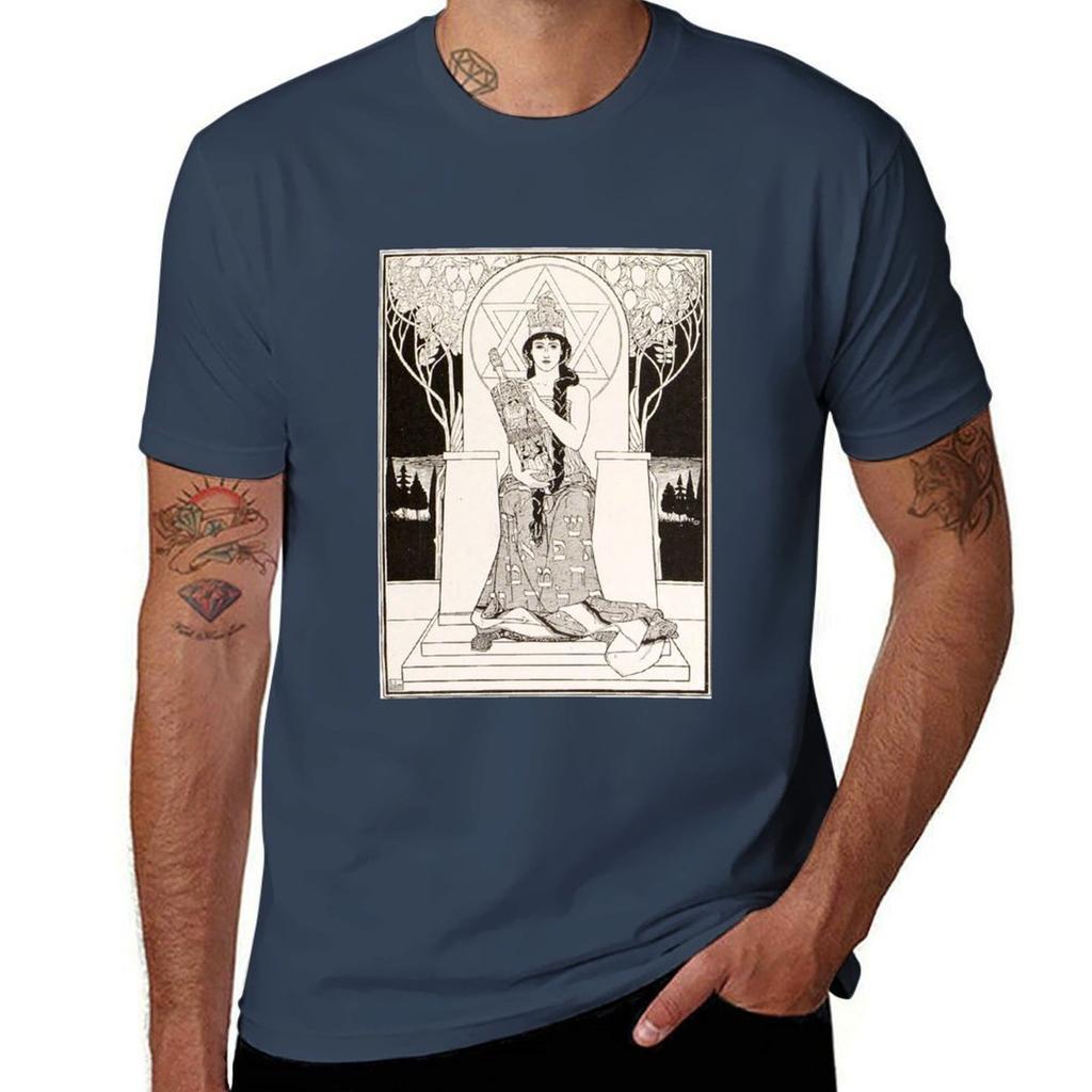 Hd The Queen Of Sabbath By Ephraim Moses Lilien (1900) Tshirt Plus Size Short Sleeve Tshirt