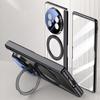For Vivo X Fold5 5G Case Compatible with MagSafe Kickstand Electroplated PC Phone Cover with Screen Protector