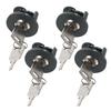 4Pcs Zinc Alloy Industrial Plug Anti-Touch Safety Lock Rotary Tongue Protector Industrial Socket Security Locks