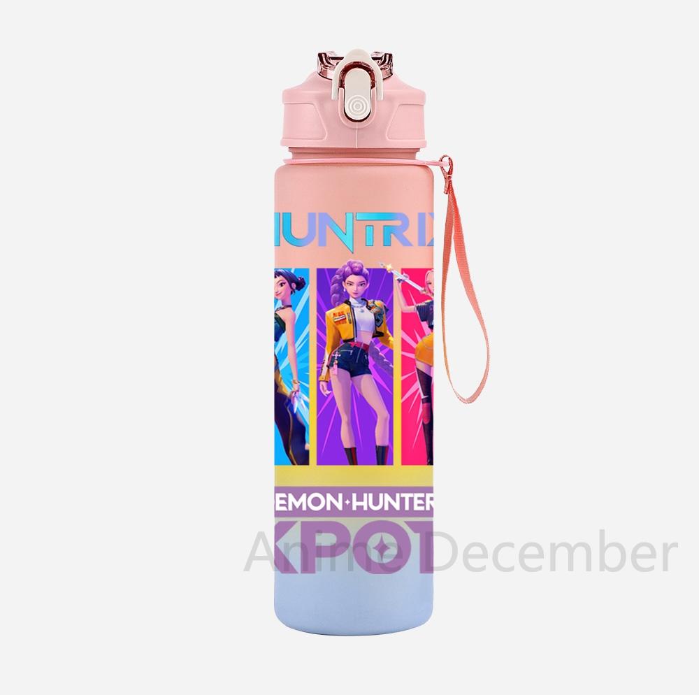 Anime K-Pop Demonjegere Karakter Vannkopp Stor Kapasitet Utendørs Bærbar Tau Drikkeflaske Gave til Gutter og Jenter