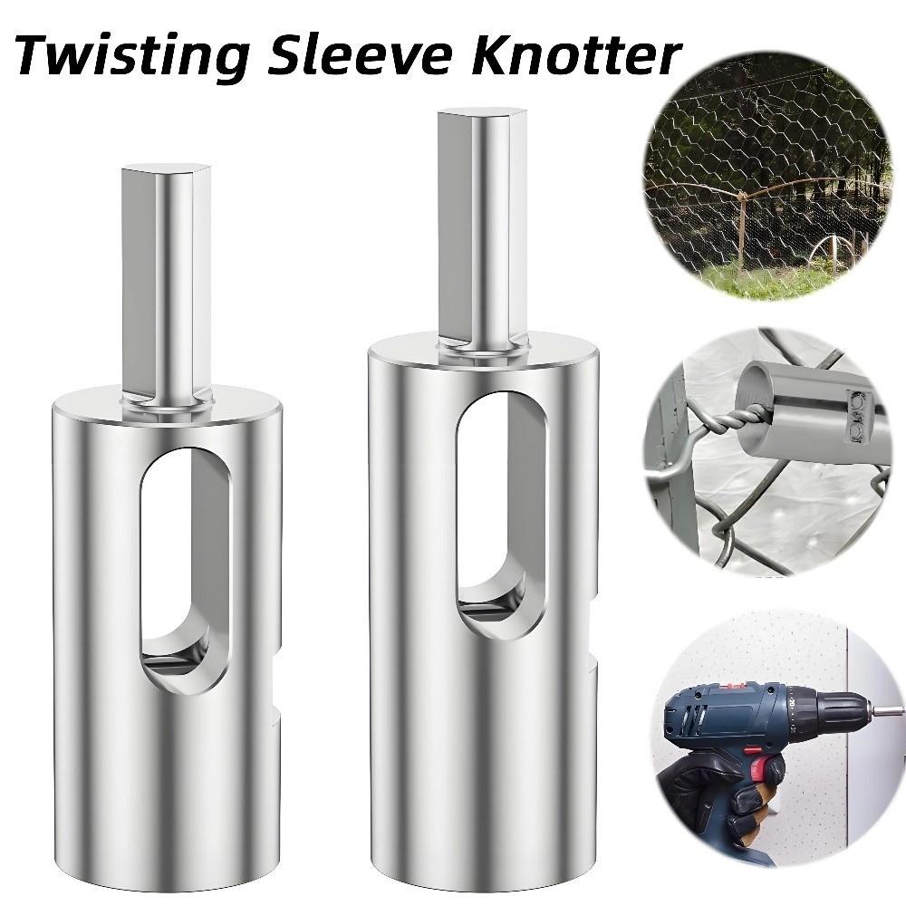 Portable Tie Wire Twister Tools Iron Wire Multi-functional Knotter Electrical Drill Twister Drill Chuck Tool