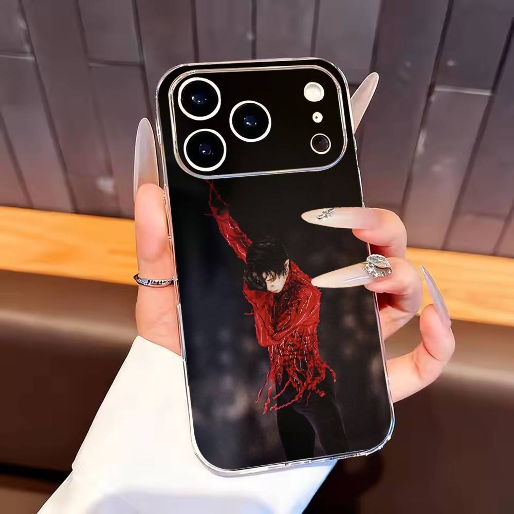 4A Jump L-Legend Hanyu Yuzuru Phone Case For iPhone17,16,15,14,13,12,11 Plus,Pro Max Soft Transparent Cover