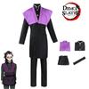 Demon Corps Slayer Shinazugawa Genya Cosplay Costume Set Comiccon Role Play