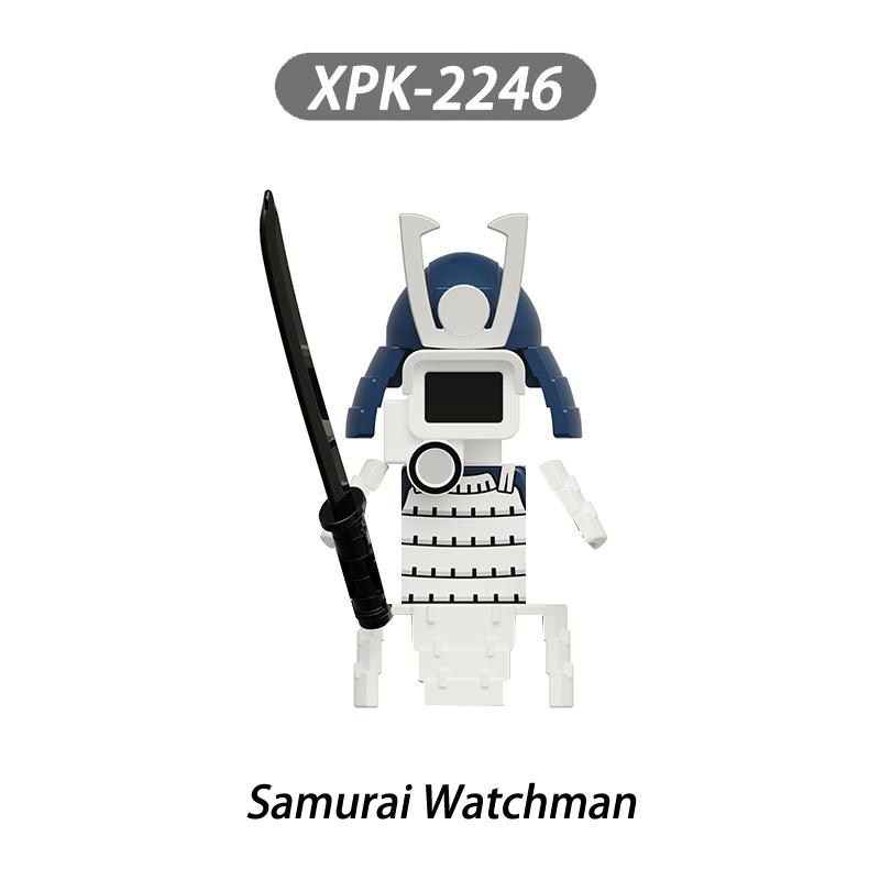 MOC Skibidi Toilet Man Vs Monitor Building Blocks The Audio and Camera Man Toys For Children Christmas Birthday Gift